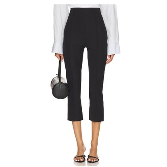 Theory Basic Classic Crepe Pull-On Pant in Black - 10 - Picture 1 of 7